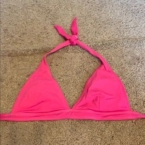 Hot pink bikini top